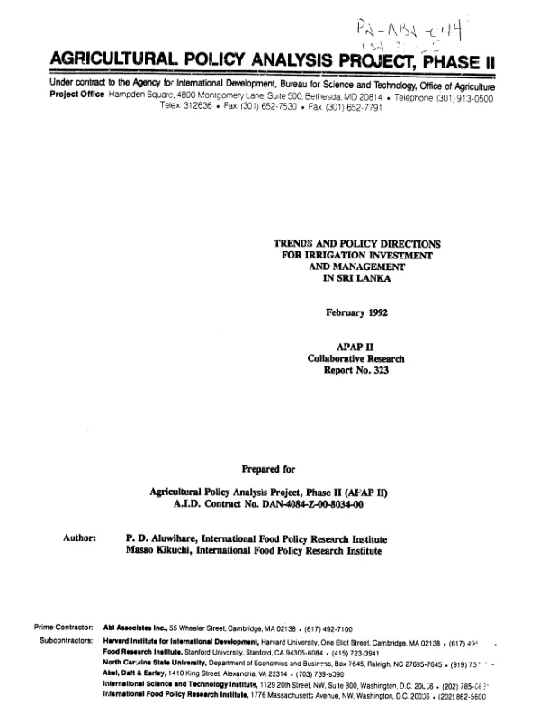 Audit of the Mali economic policy reform program