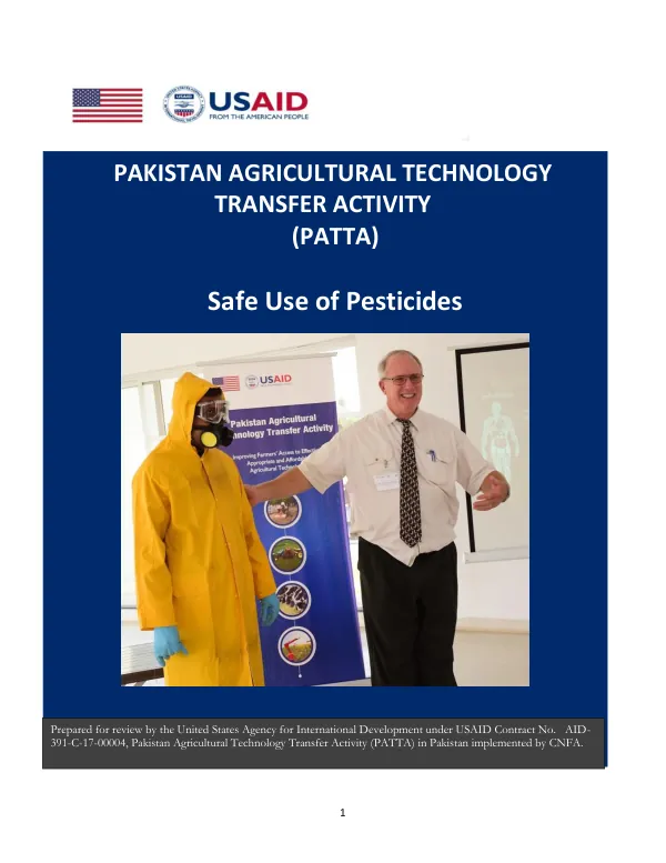 Pakistan Agricultural Technology Transfer Activity (PATTA) Safe Use of Pesticides