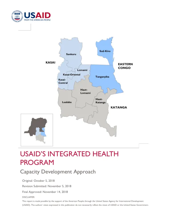 USAID's Integrated Health Program: Capacity Development Approach