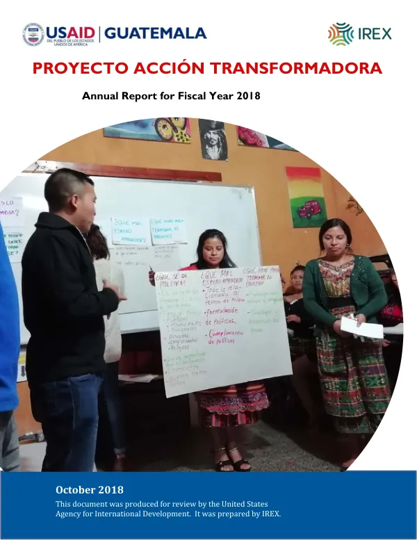 Annual Report for Fiscal Year 2018