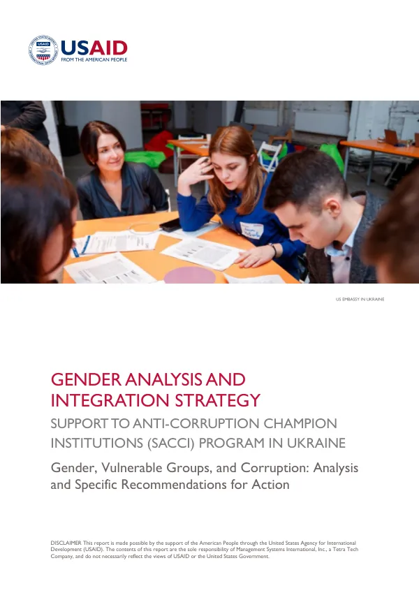 Gender Analysis and Integration Strategy