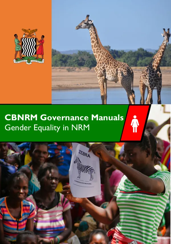 CBNRM Governance Manuals: Gender Equality in Natural Resource Management 2023