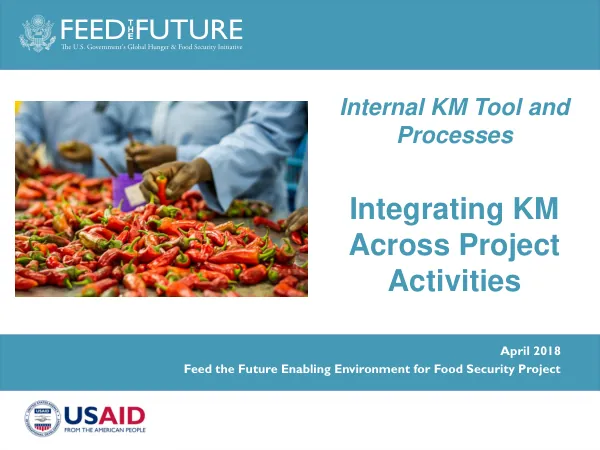 Feed the Future Enabling Environment for Food Security Project