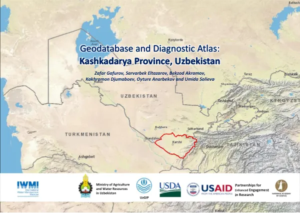 Geodatabase and Diagnostic Atlas: Kashkadarya Province, Uzbekistan