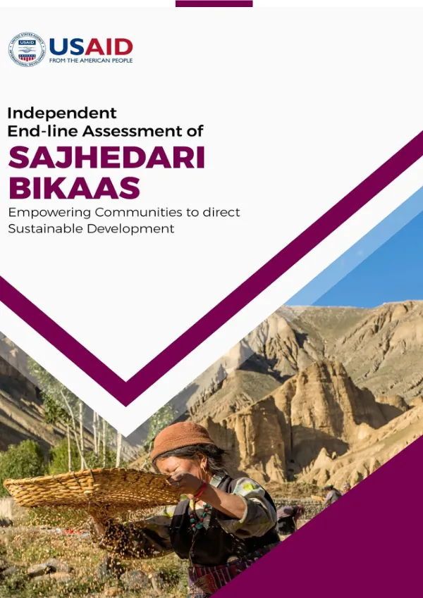 End-line Evaluation of the Sajhedari Bikaas Programme