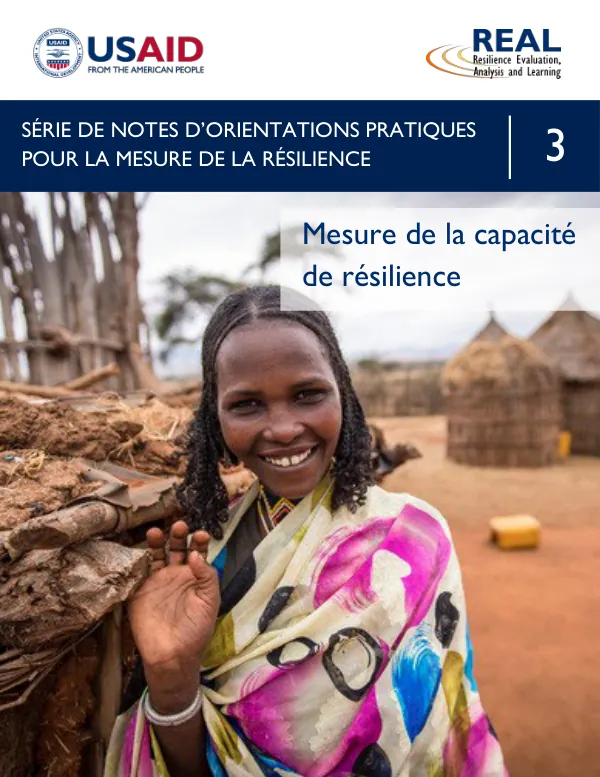 Série de notes d’orientations pratiques pour la mesure de la résilience 3 : Mesure de la capacité de résilience