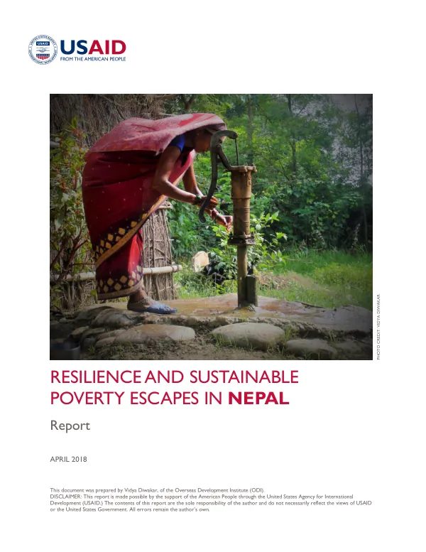Resilience and Sustainable Poverty Escapes in Nepal
