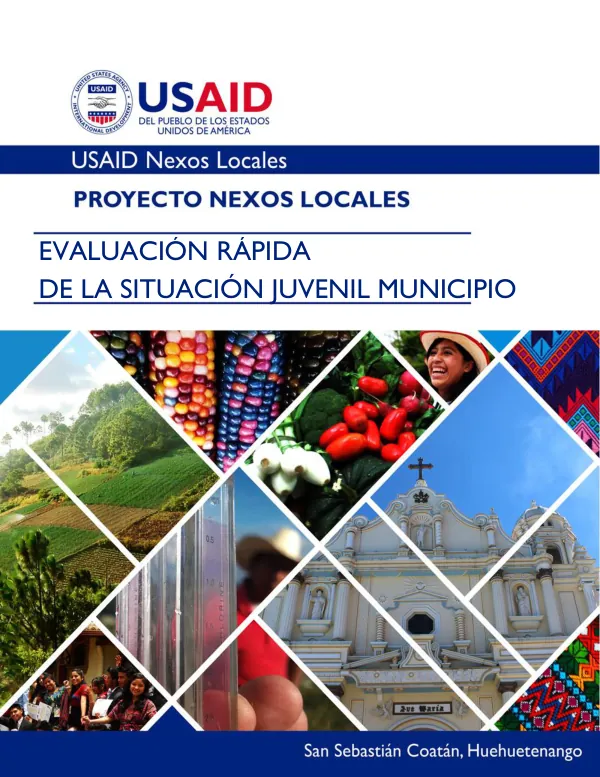 EVALUACIÓN RÁPIDA DE LA SITUACIÓN JUVENIL MUNICIPIO DE SAN ANDRÉS SAJCABAJÁ, QUICHÉ