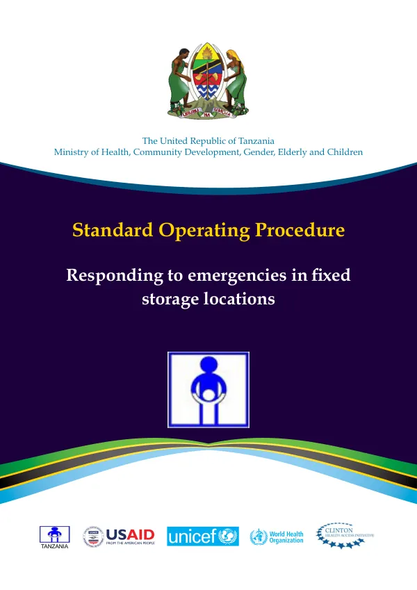 Responding to emergencies in fixed storage locations