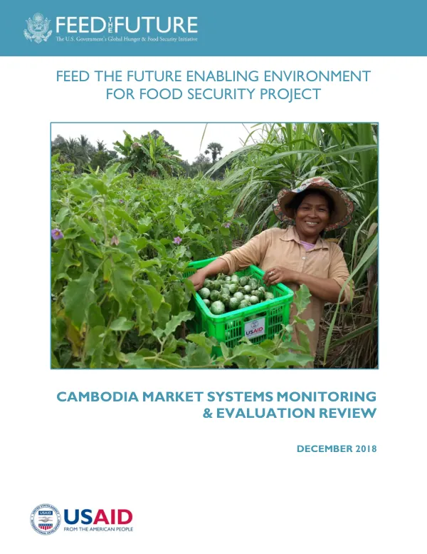 Cambodia Market Systems Monitoring & Evaluation Review