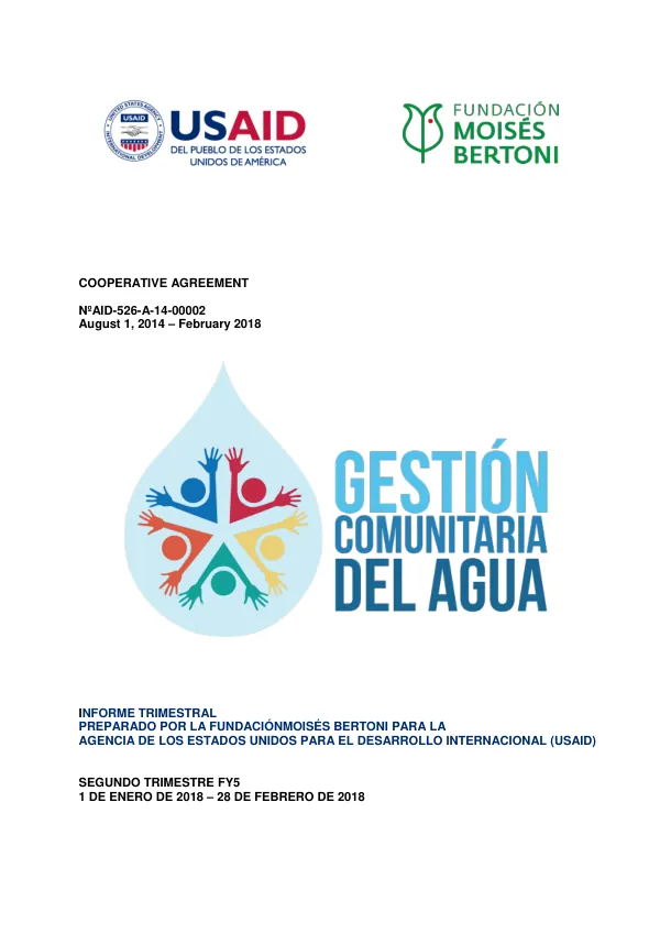 Final Report: Gestión Comunitaria del Agua