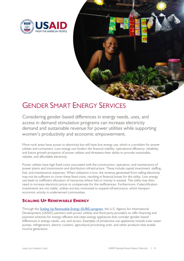 Gender Smart Energy Services