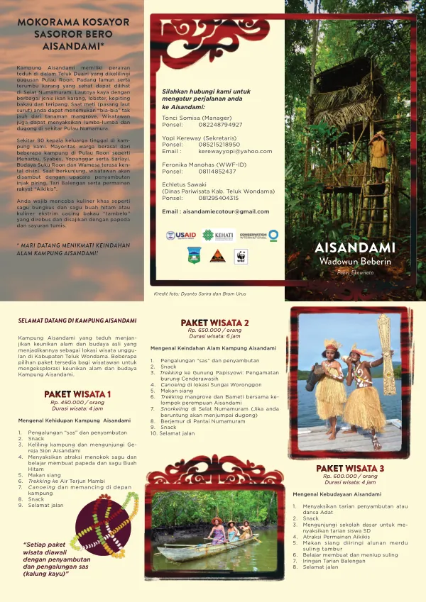 Paket Ekowisata AISANDAMI
