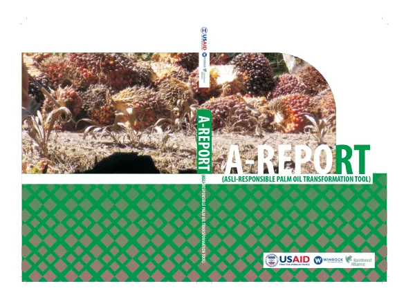 ASLI-Responsible Palm Oil Transformation Tool (A-Report)