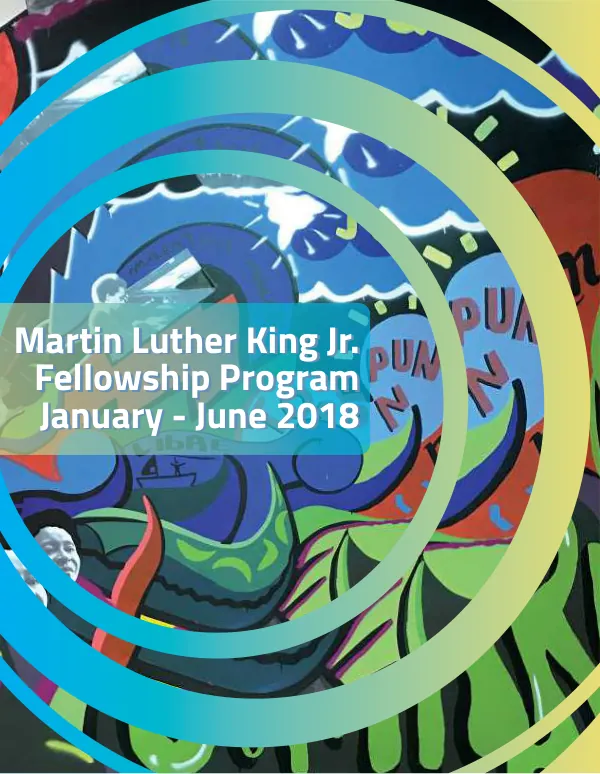 Martin Luther King Jr. Fellowship Program Report January - June 2018