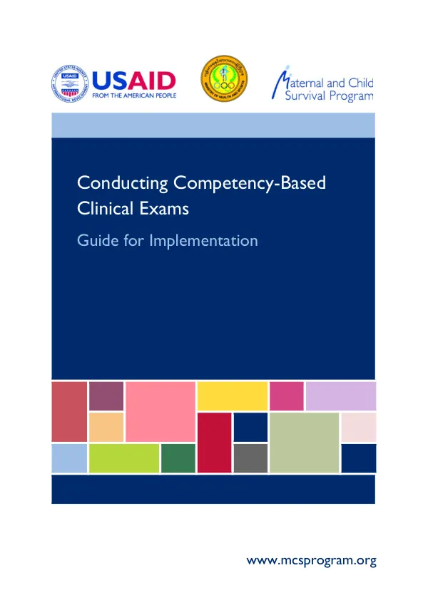 Guide to Administering Competency-Based Clinical Exams