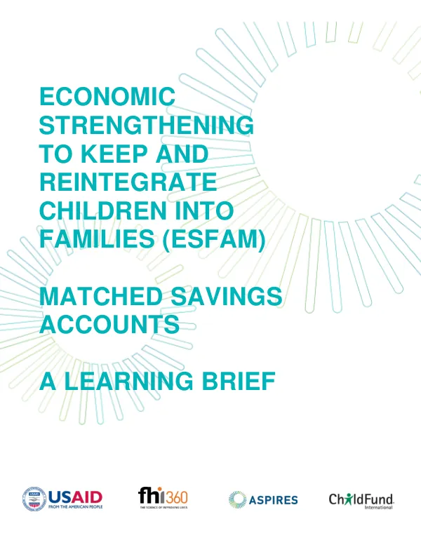 Economic Strengthening to Keep and Reintegrate Children Into Families (ESFAM)