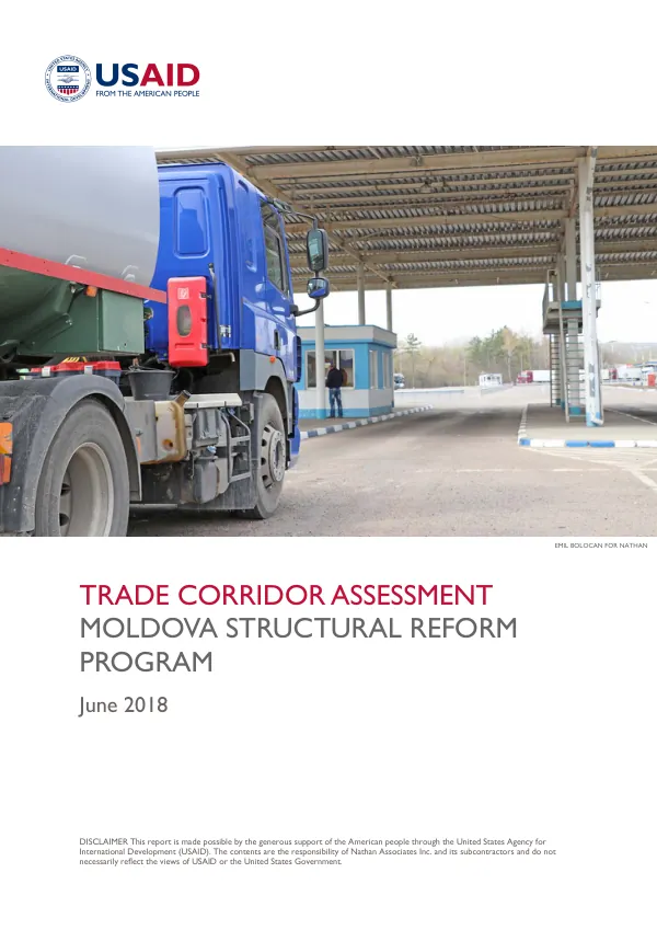 Trade Corridor Assessment: Moldova Structural Reform Program