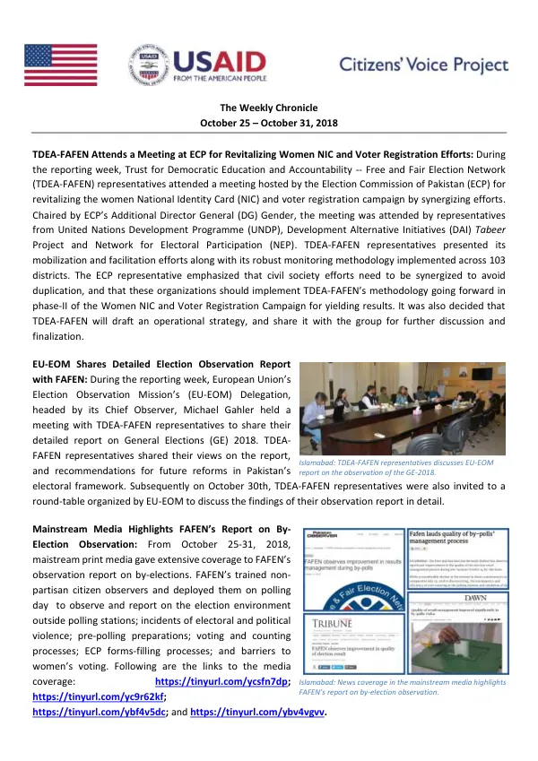 The Weekly Chronicle