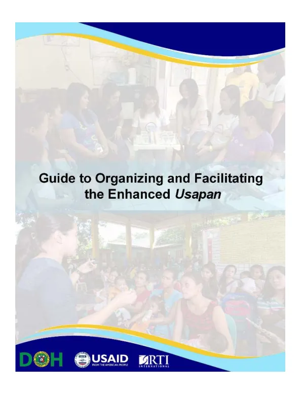 Guide to Organizing and Facilitating the Enhanced Usapan