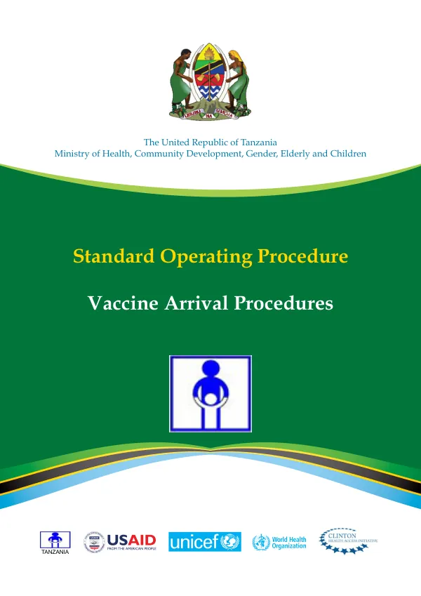 Vaccine Arrival Procedures