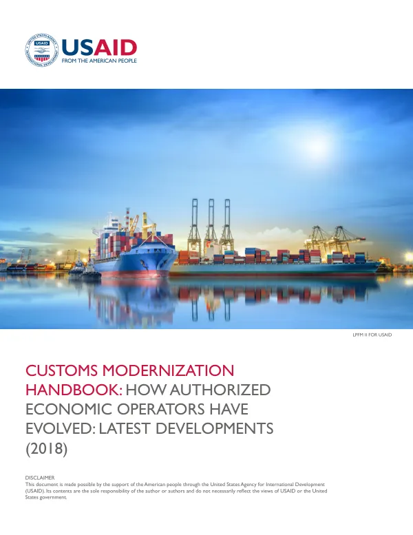 Customs Modernization Handbook: How Authorized Economic Operators Have Evolved