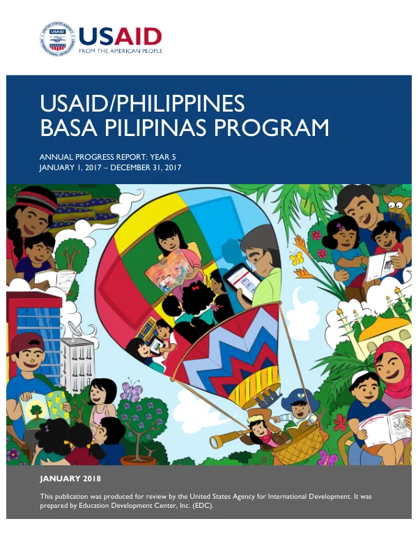 USAID/Philippines Basa Pilipinas Program Annual Progress Report: Year 5