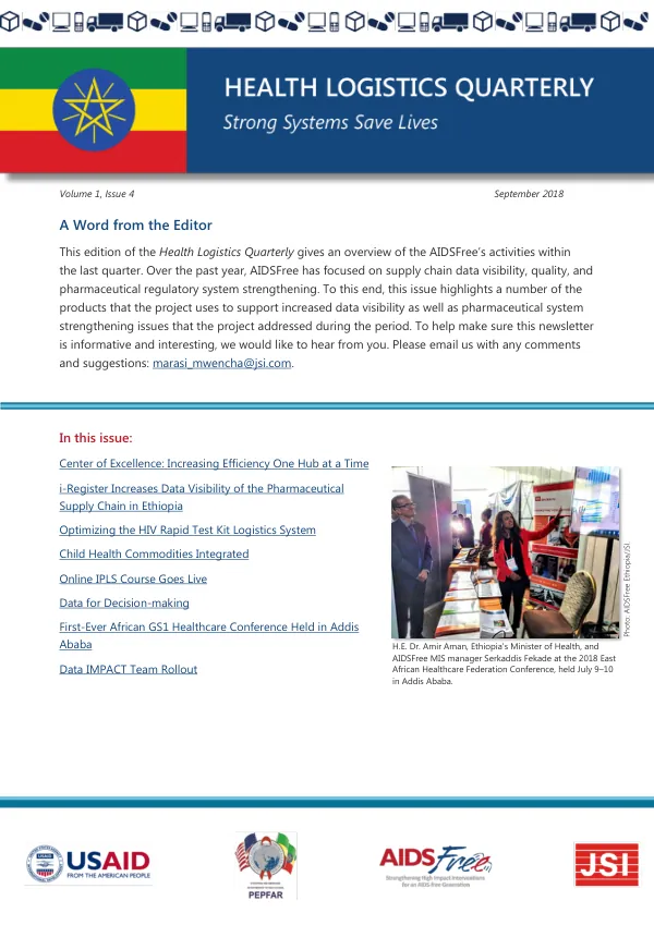 Health Logistics Quarterly: September 2018