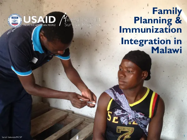Family Planning & Immunization Integration in Malawi