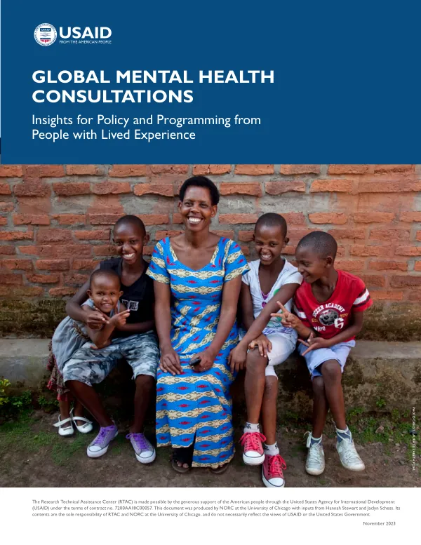Global Mental Health Consultations. Insights for Policy and Programming from People with Lived Experience
