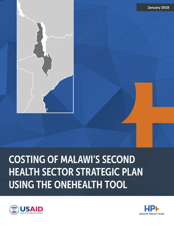 Costing of Malawi's Second Health Sector Strategic Plan Using the OneHealth Tool