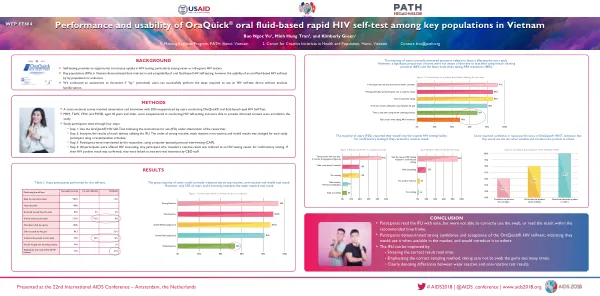 Performance and usability of OraQuick oral fluid-based rapid HIV self-test among key populations in Vietnam