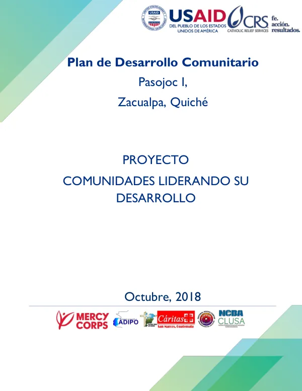 Plan de Desarrollo Comunitario