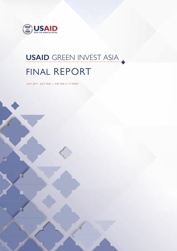 Final Report: USAID Green Invest Asia