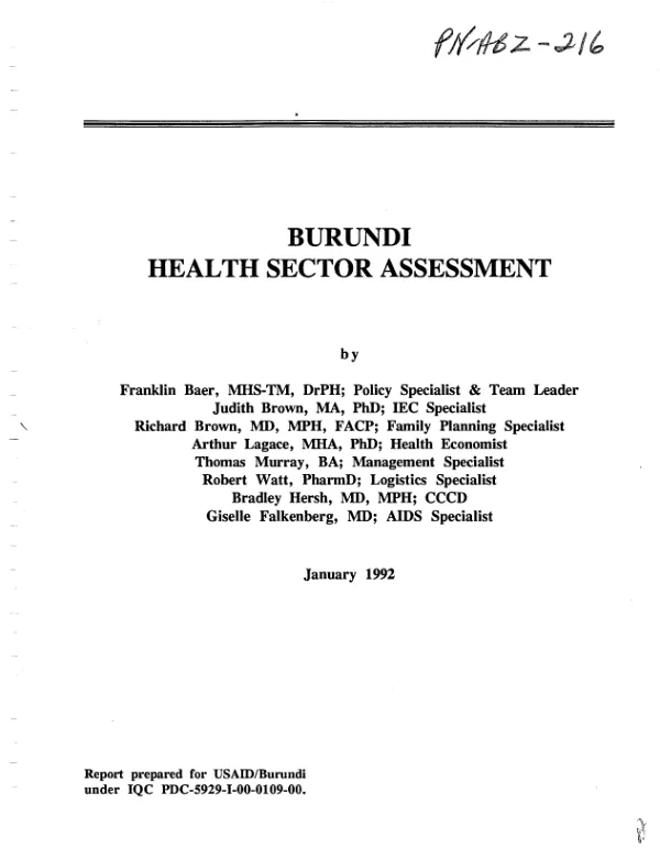 Review of CLUSA/New Delhi program and recommendations for future actions
