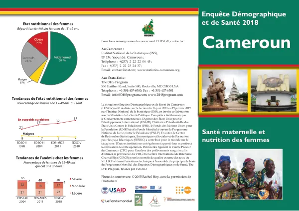 La cinquième Enquête Démographique et de Santé du Cameroun (EDSC-V)