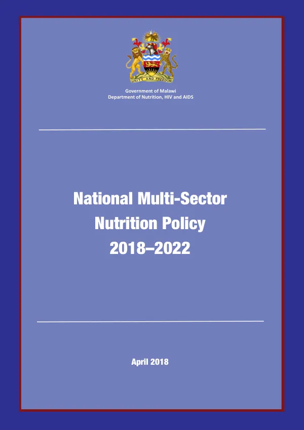 Malawi National Multi-Sector Nutrition Policy 2018-2022