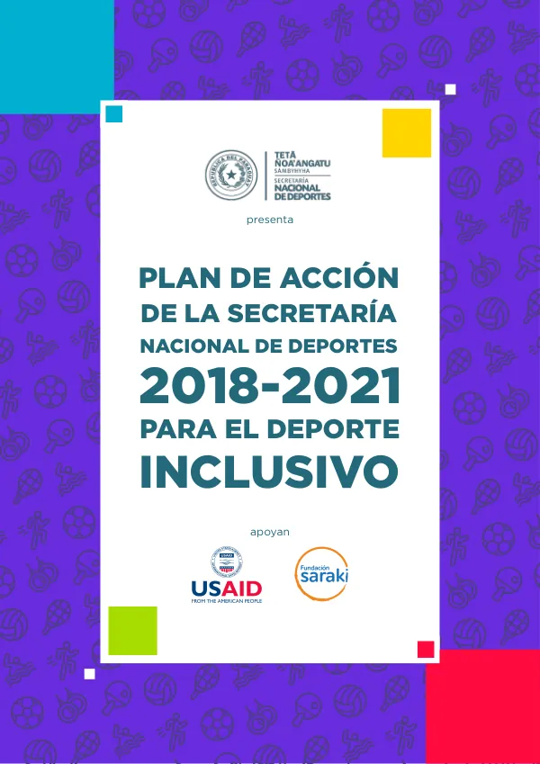 PLAN DE ACCIÓN PARA EL DEPORTE INCLUSIVO 2018-2021