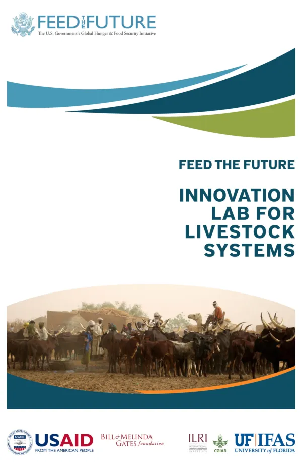 Brochure of the Feed the Future Innovation Lab for Livestock Systems