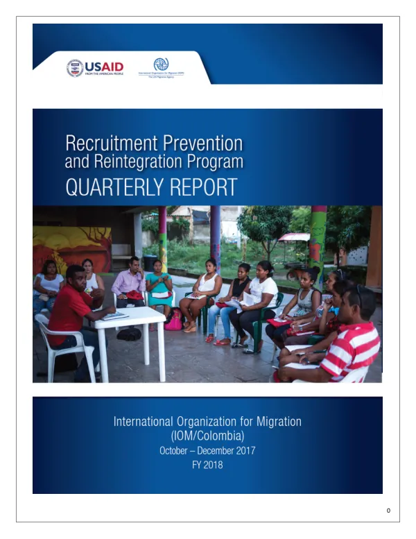 Quarterly Report #9 of RPR Program for FY2018