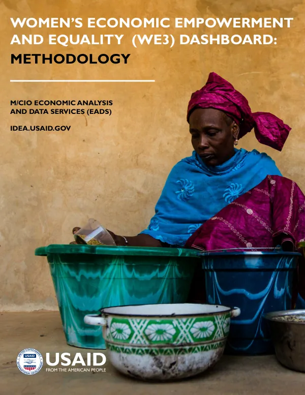 Women’s Economic Empowerment and Equality (WE3) Dashboard: Methodology