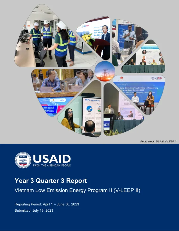 Year 3 Quarter 3 Report: Vietnam Low Emission Energy Program II (V-LEEP II)