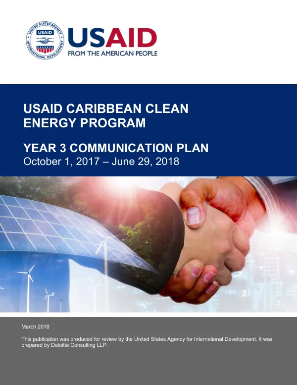 USAID CARCEP Communication Plan