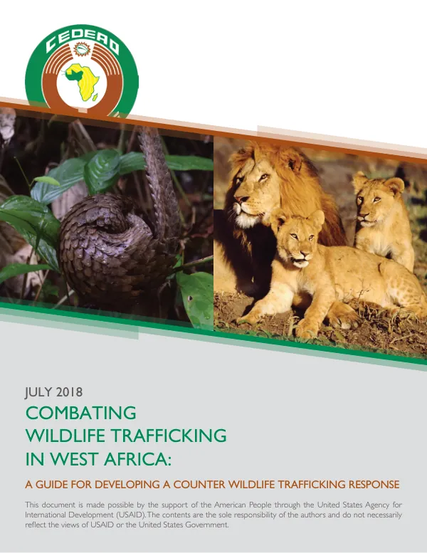 Combating Wildlife Trafficking in West Africa: A Guide for Developing a Counter Wildlife Trafficking Response