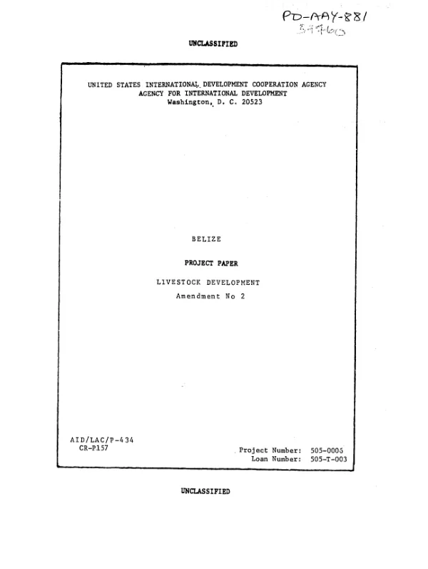 Livestock development : amendment no. 2