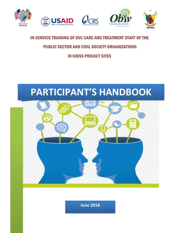 In-Service Training of OVC Care and Treatment Staff of the Public Sector and Civil Society Organizations in KIDSS Project Sites