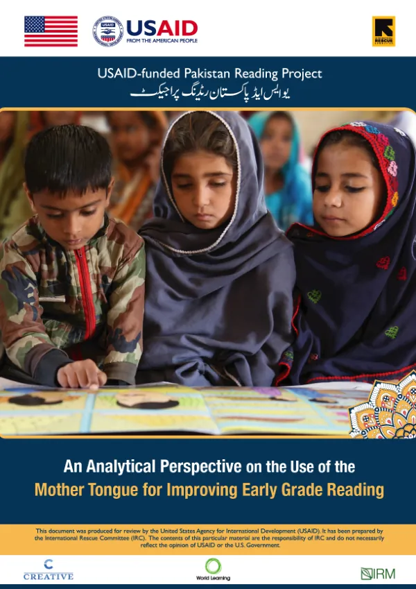 An Analytical Perspective on the Use of the Mother Tongue for Improving Early Grade Reading