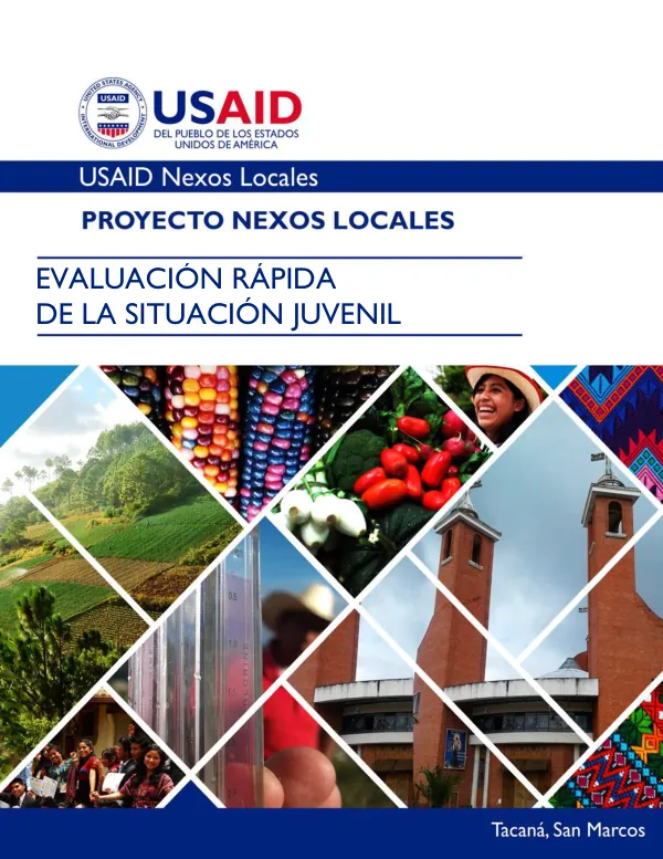 EVALUACIÓN RÁPIDA DE LA SITUACIÓN JUVENIL MUNICIPIO DE SAN ANDRÉS SAJCABAJÁ, QUICHÉ
