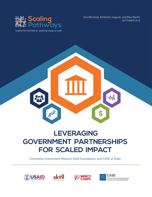 Leveraging Government Partnerships for Scaled Impact