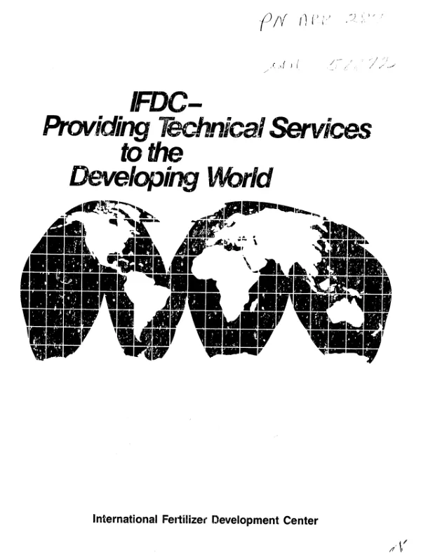 IFDC - providing technical services to the developing world